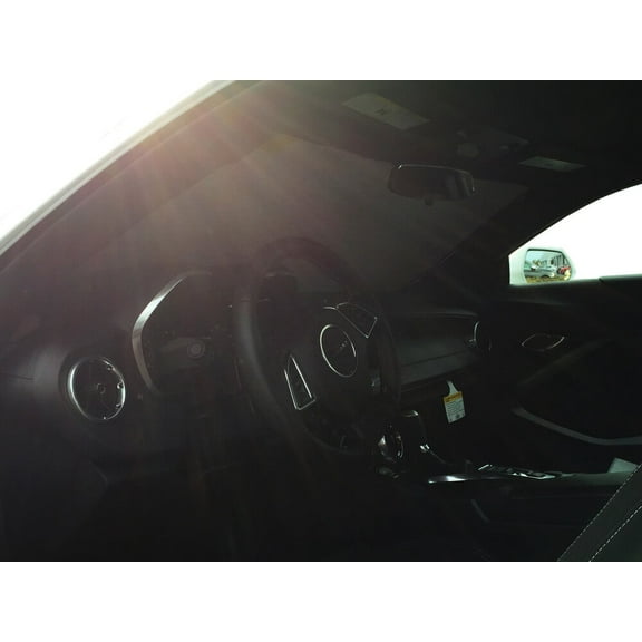 HeatShield, The Original Windshield Sun Shade, Custom-Fit for Chevrolet Camaro Coupe w/o Sensor 2016, 2017, 2018, Silver Series