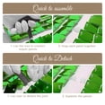 thumbnail image 5 of LAGarden 12 Pcs Shimmer Wall Backdrop Panels Square Sequin Party Decoration Green 3x4 Ft, 5 of 9
