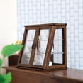 thumbnail image 6 of 1:6 1:12 Dollhouse Bakery Display Case Model Countertop Scenes Craft Pastry Display Case Model for Layout Sand Table Building walnut B, 6 of 8