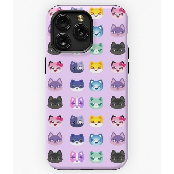 Aphmau and Friends Meemeow Cat Pattern G4486 Phone Case for iPhone17 16 15 14 13 12 11 Pro Max