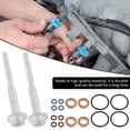 thumbnail image 4 of Retrok Injector Seal and Bolt Set Compatible with A3 8P1 1.6 TDI 66 kW 90 PS Durable Fuel Injection Sealing Kit Injector Seal O Ring Kit Rubber Injector Seal Repair Kit Replacement (Black), 4 of 9