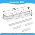 thumbnail image 3 of Plastic Pencil Box Large Capacity Pencil Boxes Clear Boxes with Snap-Tight Lid Stylish Office Supplies Storage Organizer Box Watercolor Cherries Pattern, 3 of 7