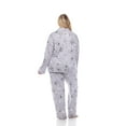 thumbnail image 4 of White Mark Ensemble de Pyjama à Manches Longues à Fleurs pour Femmes, 4 of 6