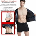 thumbnail image 6 of Men Neoprene Sauna Thermo Sweat Body Shaper Waist Trainer Gym Slim Corset Vest, 6 of 8
