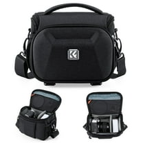 K&F Concept Camera Sling Bag, Quick Access Waterproof Crossbody Bag for DSLR/Mirrorless, with Hard Shell & Tripod Holder, Size S