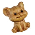 thumbnail image 4 of Figura de Madera de Ratón, Cultura Estética Encantadora Decoración de Artesanía para animal para dormitorio, 4 of 8