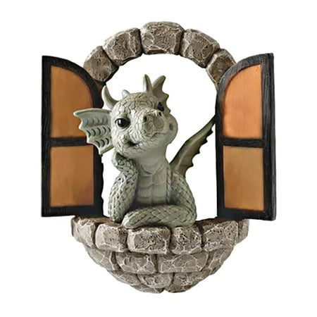 zttd garden statue outdoor decor garden dinosaur eating dolls figurine yard art ornaments for fall garden sculptures & statues for outside lawns patio yard garden birthday gifts a