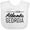 AA-White, variant on Inktastic From Atlanta Georgia in Black Distressed Text Boys or Girls Baby Bib