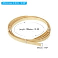 thumbnail image 2 of Bamboo Strips for Weaving 7/16" x 10 Ft Thin Flat Wicker Rattan Cane Reed, Natural Color, 5 Pack, 2 of 6