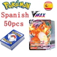 thumbnail image 2 of Cartas Pokémon en Español para niños, juego de cartas brillantes de energía en Español, Vstar TAG TEAM GX VMAX V Trainer, 2 of 5
