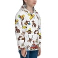 thumbnail image 4 of Curious George Boys' Hoodie Realistic 3d Print Graphic Hooded Sweatshirts With Drawstring, 4 of 5