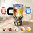 thumbnail image 6 of Camo 20oz Stainless Steel Tumbler with Handle and Straw – Insulated Travel Cup with Sliding Lid, 360° Full Wrap Printed Mug for Home, Outdoor & Sports Use, Camouflage, 6 of 6