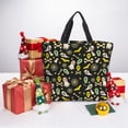 thumbnail image 6 of Pofeuu cartoon Skull spider web Print Tote Bag for Women,Hobo HandBags with Zipper,Large Capacity Casual Shoulder Handbags with Inner Pockets, 6 of 7