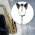 thumbnail image 4 of MERIGLARE Sax Harness Saxophone Strap Adjustable with Protective Metal Buckle Stable Soft Black, 4 of 9