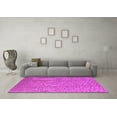 thumbnail image 3 of Ahgly Company Indoor Round Solid Pink Modern Area Rugs, 6' Round, 3 of 4