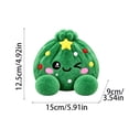 thumbnail image 3 of Christmas Mystery Dumpling Plush Blind Box, Surprise Stuffed Dumpling, Novelty Collectible Stuffed Animal Squeezable Stress Relief Plushie for Christmas Gifts Birthday Holiday Party Favors - Green, 3 of 8