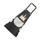 thumbnail image 3 of Delantal Delantal sin mangas de PVC ajustable Correa de bolsillo Babero de cocina Accesorio de cocina, Tipo 1, Negro y gris Advancent HA003455-03, 3 of 6