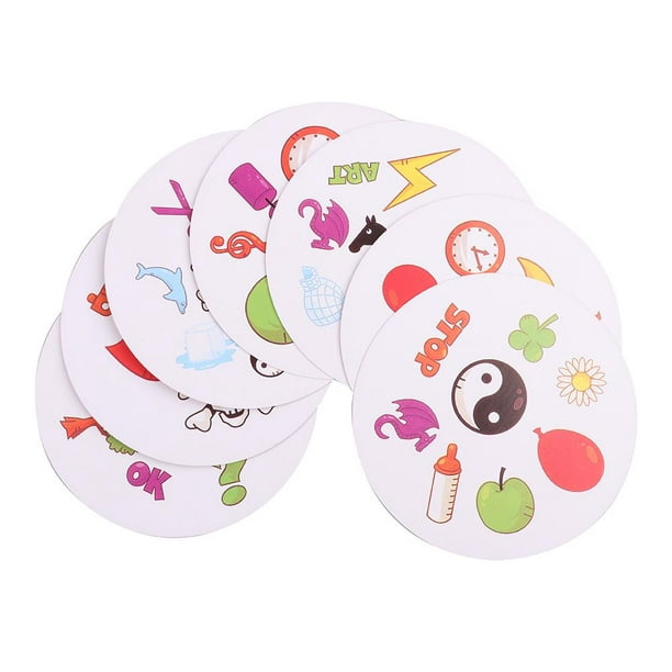 55pcs Dobble Card Game Family Party Entertainment Kids Playing Board Games  