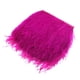 thumbnail image 2 of Flecos de plumas auténticas de 10-15 cm (4-6 pulgadas), 1 metro (1 yarda/1 metro), teñidos, para costura, manualidades y bricolaje. Rosa roja, 2 of 6