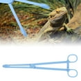 thumbnail image 4 of Food Clip , Blue Plastic Durable Terrarium Plastic Reptile Feeding Clip, Useful For Snake Lizard Reptile For Animal Food, 4 of 8