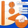 72” High Pole Padding 6 Feet Heavy Duty Basketball Pole Pads Round Pole