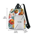 thumbnail image 3 of FORMRS Women's Travel Backpack Purse Anti-Theft Hidden Pockets Casual Shoulder Bag, Watercolor Tomatoes, 3 of 7