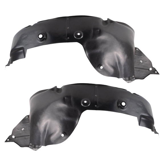 TRQ Inner Fender Liner Set Fits Select 2012-2013 Hyundai Veloster HY1248155 HY1249155