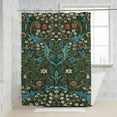 thumbnail image 6 of Victorian William Morris Original Design Vintage Shower Curtain Furniture Bathroom Fabric Decorations Washable Shower Curtain with Hooks, 6 of 8
