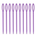 thumbnail image 1 of Unique Bargains Plastic Sewing Needles, 9cm Large Eye Blunt Learning Needles, Purple 90 Pack, 1 of 4