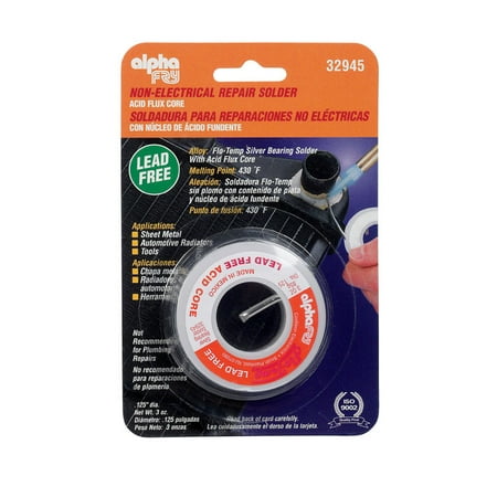 Sra Rosin Flux Alpha Fry AT-31604 60-40 Rosin Core Solder (4oz, 1