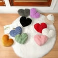 thumbnail image 7 of Valentines Day Heart Pillows, 13X16inch Love Heart Shaped Pillow, Decorative Throw Pillows, Heart Shaped Soft Fluffy Faux Fur Cute Pillows for Valentine Anniversary Couch Bed Bedroom Home Decor, 7 of 7