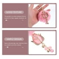 thumbnail image 2 of HONITANO 1Pack Pink Tulip Shaped Alloy Pendant Keychain for Bags and Cars Decorative Accessory 15Cm, 2 of 8