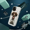 thumbnail image 3 of DistinctInk Tough Case for Apple iPhone 13 MINI (5.4" Screen), Compatible with MagSafe Charging - Valentine's Day German Shorthaired Pointer, 3 of 6