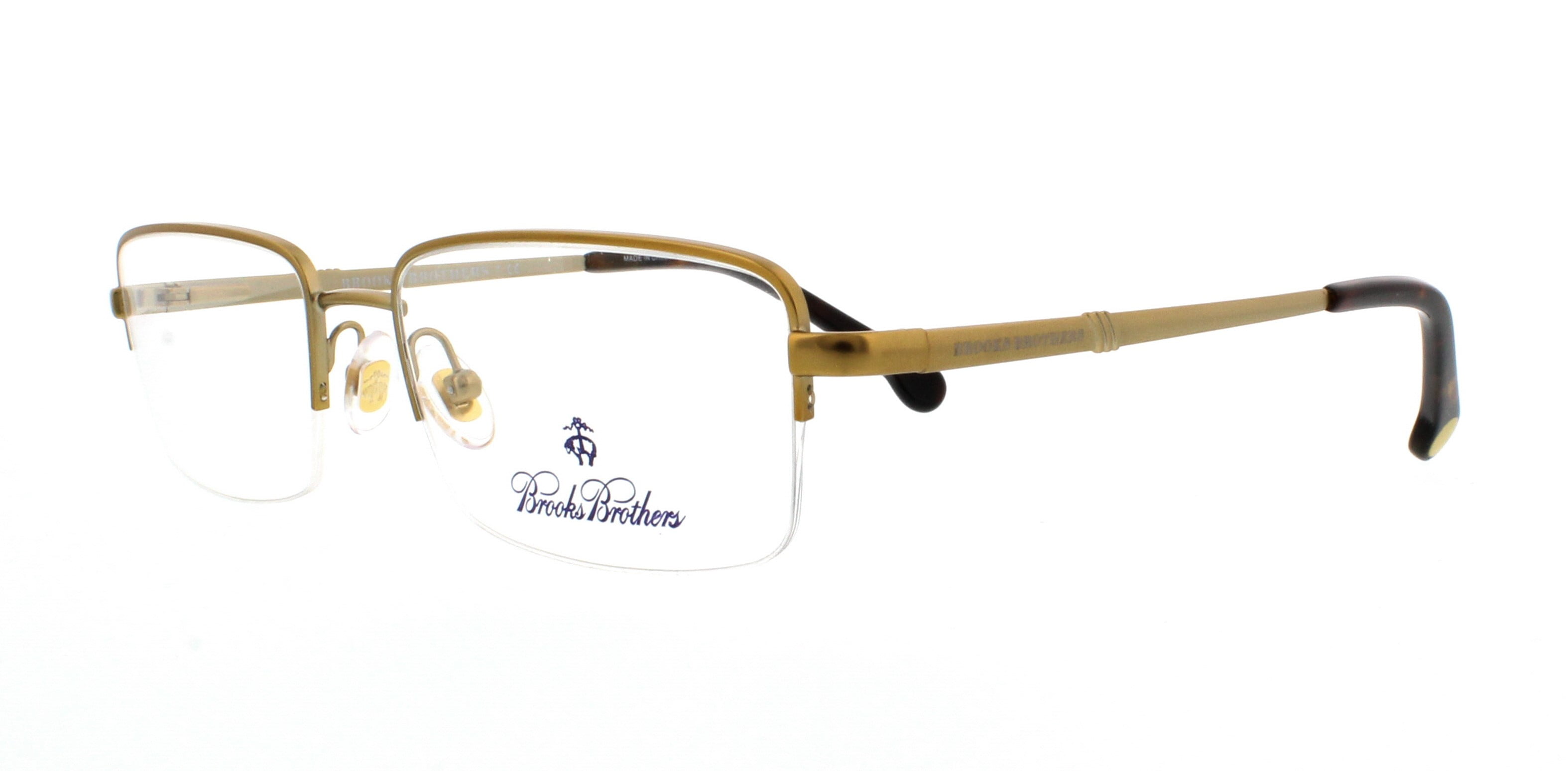 brooks brothers rimless eyeglasses