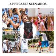 thumbnail image 6 of Pofeuu Rose Full Moon Black Wolf Print Basketball Jersey, Shirts for Men Youth Basketball Jersey Crew Neck-4X-Large, 6 of 6