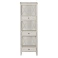 thumbnail image 1 of Home Fare Lattice Sided 3 Drawer Bookcase in Weathered White, 1 of 2