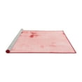 thumbnail image 2 of Ahgly Company Machine Washable Indoor Square Abstract Red Modern Area Rugs, 7' Square, 2 of 4