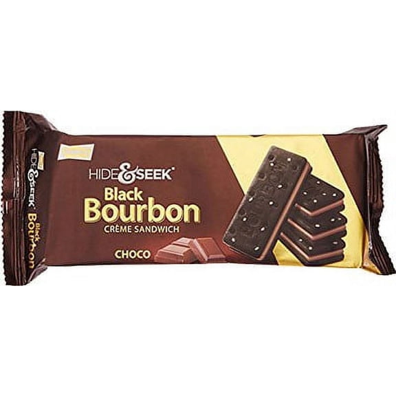 Parle Hide & Seek Black Bourbon Creme Sandwich - Choco 3.5 oz pack