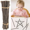 thumbnail image 3 of segolike 50Pcs Rustic Wood Log Sticks Crafts Dry Branches Vase Fillers DIY Wedding Apples, 3 of 5