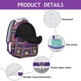 thumbnail image 3 of Artistic Nordic Style Backpack with Symmetrical Abstract Design, Durable Oxford Cloth, Adjustable Straps, Comfortable Padding, Perfect for School, Travel, Sports, and Camping, 3 of 5