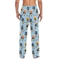 thumbnail image 4 of FORMRS Mens Pajama Pants with Pockets Cotton Sleepwear Lounge Bottoms Sizes S-2XL, Cartoon Hockey Pattern, 4 of 7