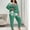 Green, variant on HOMBOM Womens Christmas Pajamas Festive Loungewear Plus Size One Sets Cozy Pjs for Women
