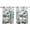 White Light Gray Light Green, variant on Summer Palm Trees Kitchen Curtains Short 54 Inch Length, Botanical Tropical Leaves Grommet Top Bedroom Living Room Curtains, Light Filtering Cafe Curtain Drapes 2 Panels Set 84''x54''