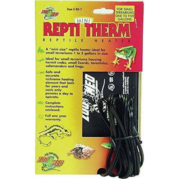 Zoo Medallon Terrarium ReptiTherm Under Tank Heater