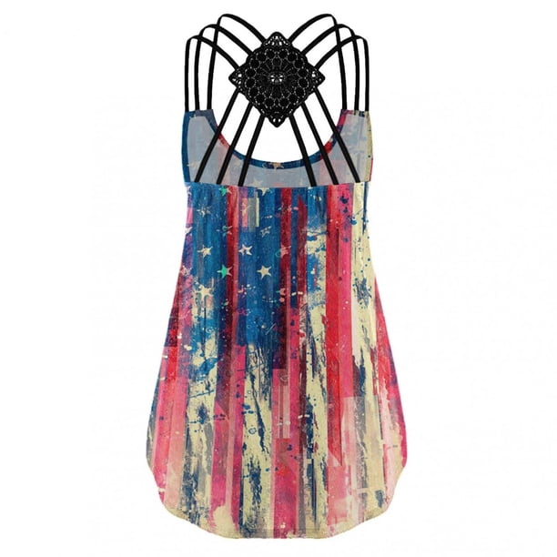 Camiseta Sin Mangas Para Mujer Camisetas Sin Mangas Con Dobladillo Trasero A La Moda Blusa Informal Con Cuello en U Camisetas Estampadas Odeerbi ODB164980