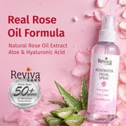 Reviva Labs Rosewater Facial Spray - Hydrating Face Mist for All Skin Types, 8 Fl Oz