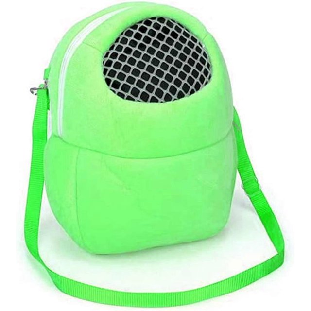 Bolsa de transporte para hámsteres, mochila de viaje portátil con correa para el hombro para mascotas pequeñas: erizos, petauros del azúcar, chinchillas, cobayas y ardillas.