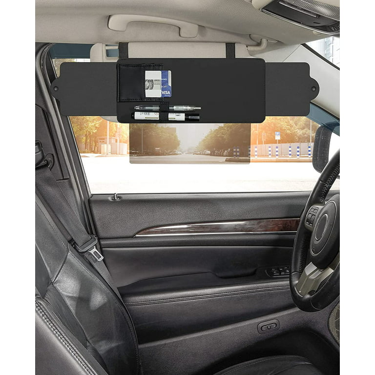 JOYTUTUS Polarized Sun Visor Sunshade Extender for Car, Adjustable Sun  Visor Extender Anti-Glare, Safe Driving, Window Sun Visor for Car，2Pack