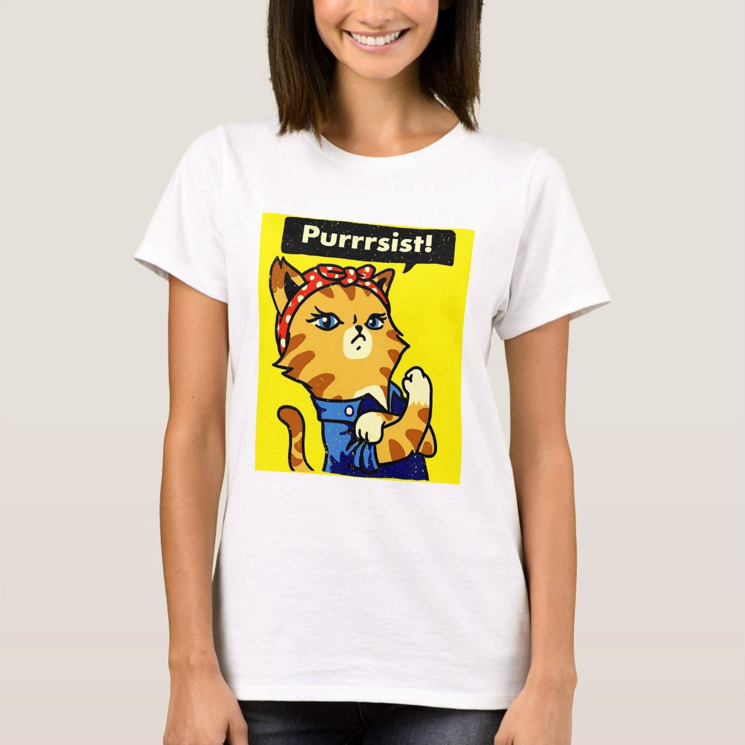 Sfneewho - SFNEEWHO T-Shirts Purrrsist 