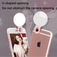 thumbnail image 4 of Anillo de luz con clip para selfie, mini luz de brillo ajustable recargable, iluminación de flash USB para fotografía de teléfono celular iPhone/Android, vídeo, vlogging, 4 of 8